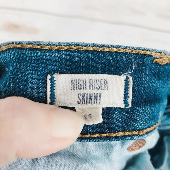 Madewell High Riser Skinny Jeans Size 25 Stretch** - Picture 10 of 11